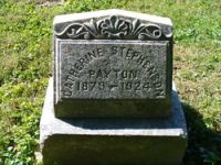 Findagrave  Catherine M. Stephenson Payton