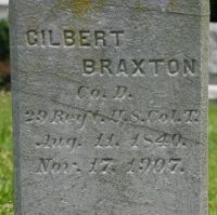 Findagrave  Gilbert Braxton