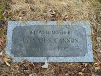 Findagrave  Hannah S. Cannon