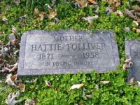 Findagrave  Hattie Wise Tolliver