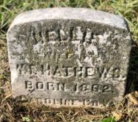 Findagrave  Nellie Mathews