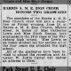 Harris A.M.E. Church Honors Graduates Demus and Lewis_8 Jun 1916