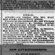 Newspapers.com - Harrisburg Telegraph - 29 Oct 1887 - Page 6 Obituary for Mary Ann ADAMS (Aged 24)