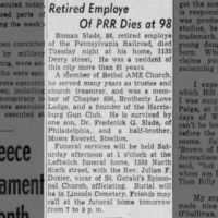 Newspapers.com - The Evening News - 6 May 1948 - Page 26 Obituary for Roman Slade (Aged 98)