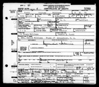 North Carolina, U.S., Death Certificates, 1909-1976