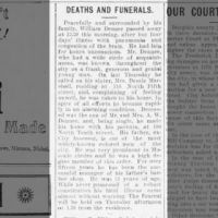 Obituary William Dennee