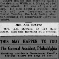 Obituary for Ada McCree