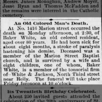 Obituary for Baker White