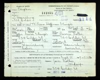 Pennsylvania, U.S., Birth Certificates, 1906-1911