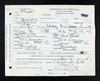 Pennsylvania, U.S., Birth Certificates, 1906-1911