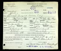 Pennsylvania, U.S., Birth Certificates, 1906-1911