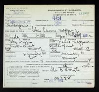 Pennsylvania, U.S., Birth Certificates, 1906-1911