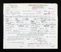 Pennsylvania, U.S., Birth Certificates, 1906-1911