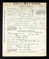 Pennsylvania, U.S., Death Certificates, 1906-1967