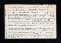 Pennsylvania, U.S., World War I Veterans Service and Compensation Files, 1917-1919, 1934-1948