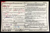 U.S., Headstone Applications for Military Veterans, 1925-1970