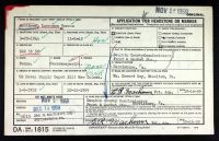 U.S., Headstone Applications for Military Veterans, 1925-1970