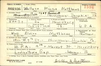 U.S., World War II Draft Cards Young Men, 1940-1947