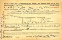 U.S., World War II Draft Cards Young Men, 1940-1947