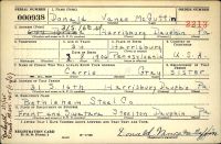 U.S., World War II Draft Cards Young Men, 1940-1947