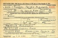 U.S., World War II Draft Cards Young Men, 1940-1947