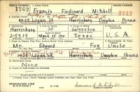 U.S., World War II Draft Cards Young Men, 1940-1947