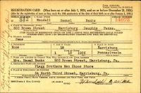 US, World War II Draft Cards Young Men, 1940-1947 - Wendell Samuel Banks Sr